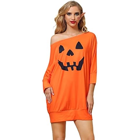 JUOIANTANG Mujer Halloween Fiesta Túnica Divertida Cover