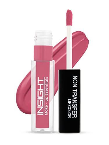 Insight Non Transfer Lip Color |Matte Texture|12Hrs Waterproof|True Color|Smudge Proof |Paraben Free |100% Veg |Longwear, 4ml(LG40-04)