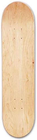 Sandis 8Inch 8-Layer Maple Blank Double Concave Skateboards Natural Skate Deck Board Skateboards Deck Wood Maple