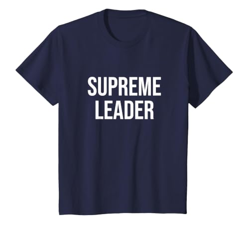 Supreme Leader T-Shirt, Youth, Navy Blue, X-Small