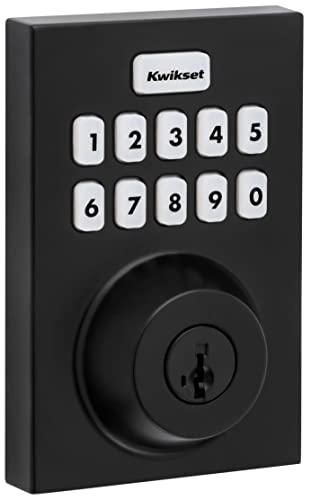 Kwikset 620Cntzw700-514S Contemporary Home Connect Keypad Connected Smart Lock Deadbolt With Z-Wave 700 And Smartkey Iron Black Finish #TOP13
