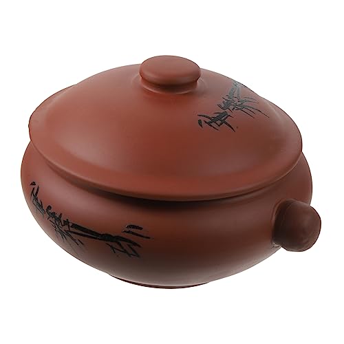 STOBAZA 1 Pieza Olla de Cerámica para Cocción y Vapor Potente para Estofados y para Uso Cocina Capacidad de Variedad