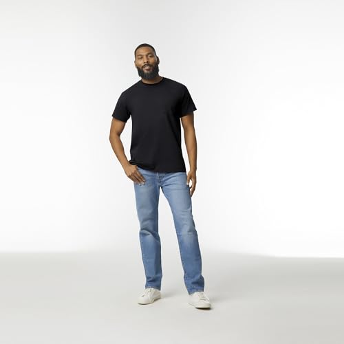 Gildan Adult Ultra Cotton T-Shirt with Pocket, Style G2300, 2-Pack, Black, 2X-Large by Gildan - Image 3