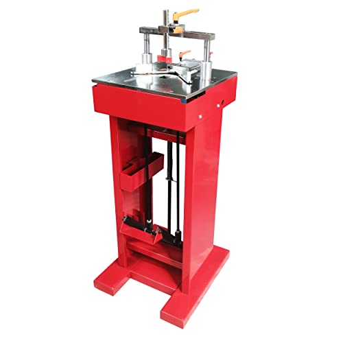 Vertical Manual Frame Joiner with Foot Crank