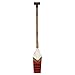 HomeRoots 60% MDF, 40% Wood 6" X 1.75" X 42" Red Nautical Oar Wall Decor