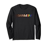 Photo Gallery equality lgbtqia+ rainbow design pride & anti-razzism maglia a manica Photo Gallery equality lgbtqia+ rainbow design pride & anti-razzism maglia a manica