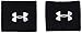 Under Armour UA Performance Wristband Pack de 2 muñequeras para Hombre, Accesorios de Entrenamiento, Negro (Black/White), Talla única