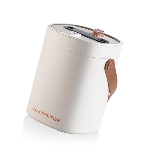 SHOOYIO Humidificador mecánico USB silencioso, grande, atomizador, atomizador, 2000 ml, gran capacidad, humidificador de escritorio pequeño para el hogar