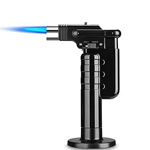 Encendedor a gas recargable ajustable con llama potente