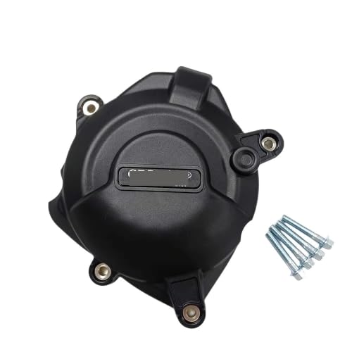 Couvercle de protection pour moteur de moto avec finition style carbone forgé