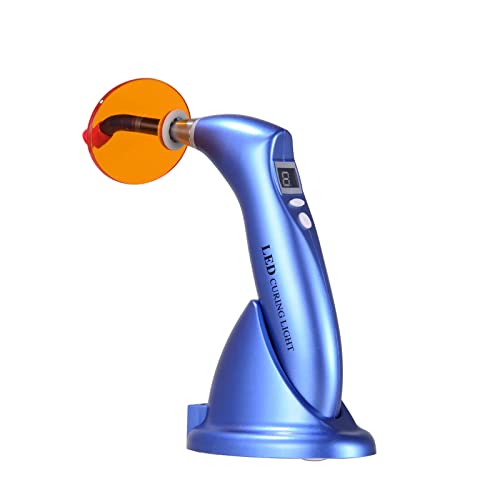 Luz UV LED de 5 W de alta potencia utilizada para aparatos dentales, materiales de resina, curado ligero (azul)