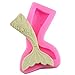 Mujiang Mermaid Theme Cake Fondant Mold Mermaid Tail Silicone Molds For Cake Decorating Candy Chocolate Gum Paste Set Of 2