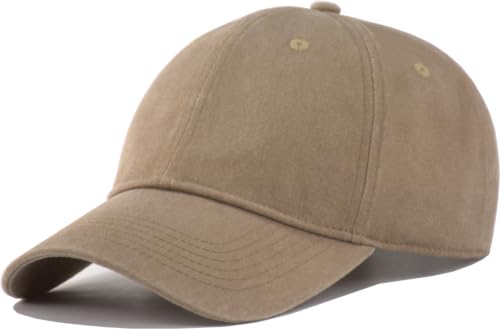 Image of TSSGBL Vintage Cotton Washed Baseball Cap S to XXL Unstructured Low Profile Adjustable Distressed Dad Hat for Men Women