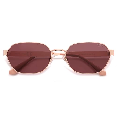 Image of SOJOS Trendy Polarized Hexagon Sunglasses Womens Mens SJ1238