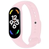 xiaomi mi band 2 no funciona pulsometro Material: Silicona OcioDual Pulsera de Recambio Silicona Suave Flexible Compatible con Xiao Mi Band 7 6 5 Rosa Correa Repuesto Transpirable Goma