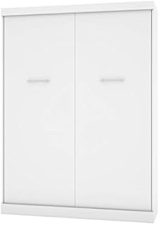 Bestar Queen Murphy Bed, 65-inch Space-Saving Wall Bed for Guest Room, Home Office, Home Gym