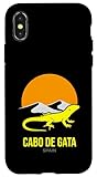 Carcasa para iPhone X/XS Cabo de Gata España Puesta de Sol