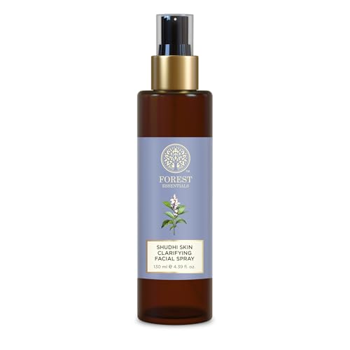 Image of Forest Essentials Shudhi Skin Clarifying Facial Spray | Ayurvedic Toner for Acne-Prone & Oily Skin | With Neem, Tulsi & Tea Tree | Refines Pores