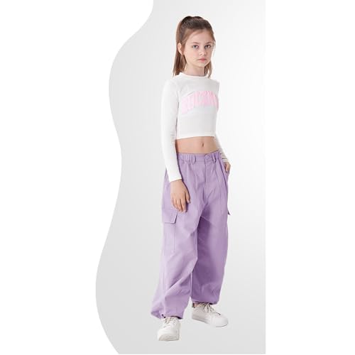 Rolanko キッズカーゴパンツ 170 パープル