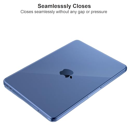 Image of Midkart Compatible with MacBook Neo Case 13 inch 2026 Release Model A3404 with A18 Pro Chip Hard Shell Case Cover with Keyguard and Dustplugs, Crystal Indigo