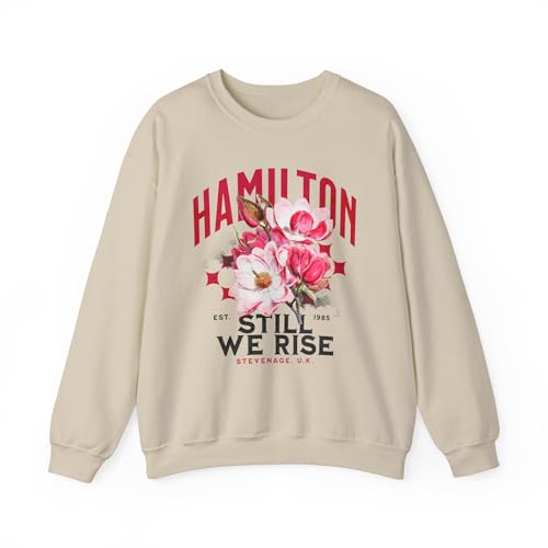 Lewis Hamilton Floral Unisex Crewneck Sweatshirt – F1 Racing Apparel | Still We Rise | Stylish and Comfortable Sweatshirt