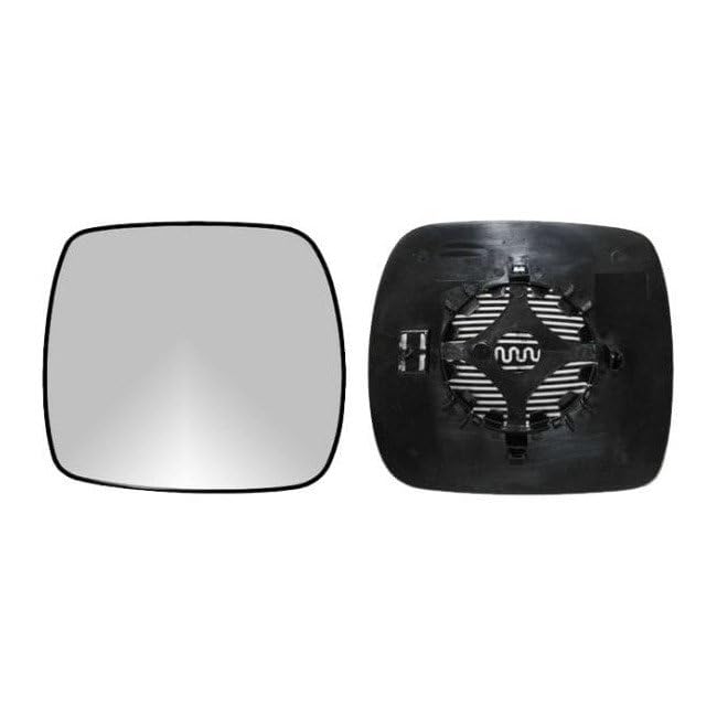 Verre de rétroviseur droit/gauche chauffant compatible avec Renault Kangoo 2 phase 1 2008-2013