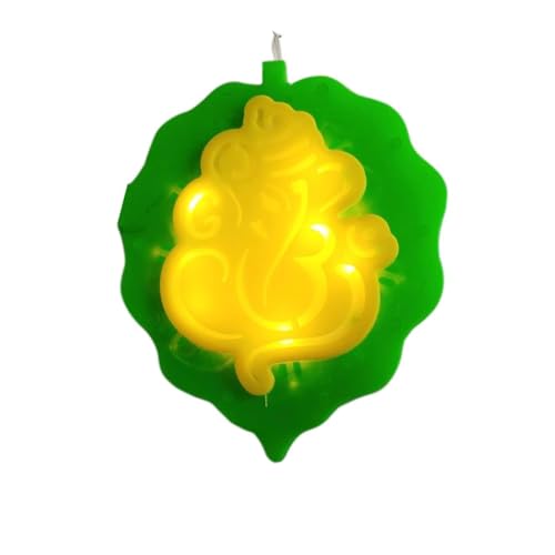 Image of URM Decorative Ganesh Curtain 12 Light 138 Led 8.2 feet Leaf Curtains String Lights Window Curtain Lights Sourced for Indoor Outdoor Decoration (3 Meter, Warm White)