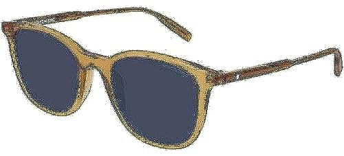 Mont Blanc MB0006S YELLOW/BLUE 52/20/150 men Sunglasses