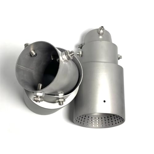 Tubo de escape para coche de 73mm que soluciona el óxido visible con punta de 114mm 4