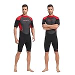 GoldFin Mens Wetsuit, 3mm Shorty Back Zip Wetsuits for Men - Image 2
