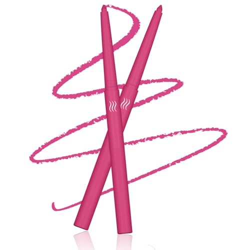 Wavuketu Pink Eyeliner Waterproof Retractable Pink Eyeliner Penci...