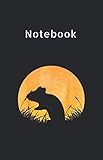  Notebook: Dormouse Easy Halloween Outfit Rodent Moon Costume Gift 121 Pages Notebook 5.5\'\'x8.5\'\' White Paper Blank with Black Cover for Kids or Friends Best Gift for Your Family