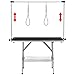 Yaheetech Trimmtisch Tierpflegetisch Schertisch Pflegetisch mit Unterkorb, 2 Schlingen, klappbar schwarz 118 x 60,9 x 177 cm