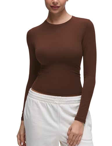 CRZ YOGA Softembrace Long Sleeve Shirts for Women...