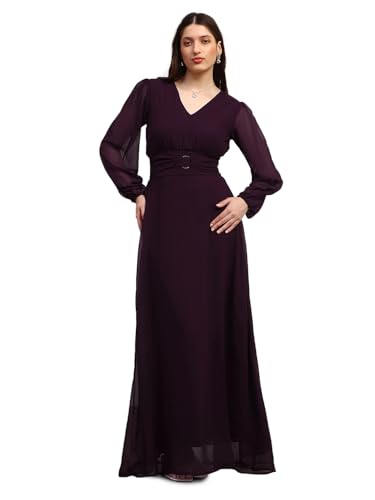Image of Globus Women Dress (8909389034557 Burgundy L)