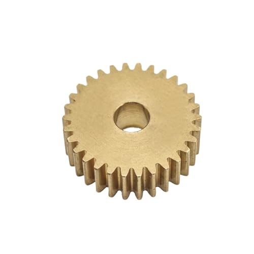 Engrenage cylindrique en laiton 0.7M 77T avec alésage de 10mm pour arbre de transmission