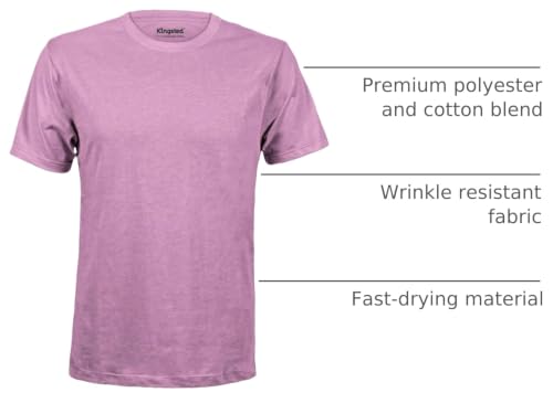 Image of Kingsted T-Shirts for Men Pack - Royally Comfortable - Super Soft Premium Fabric - Well-Crafted Classic Tee