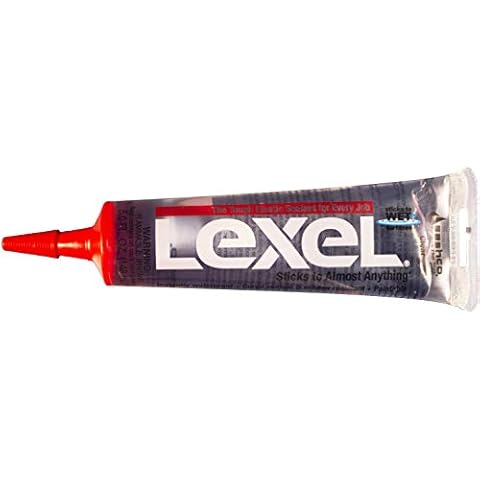 Sashco 13017-1 Lexel Low VOC 5 oz Tube, Co-Polymer Rubber, Clear Cover