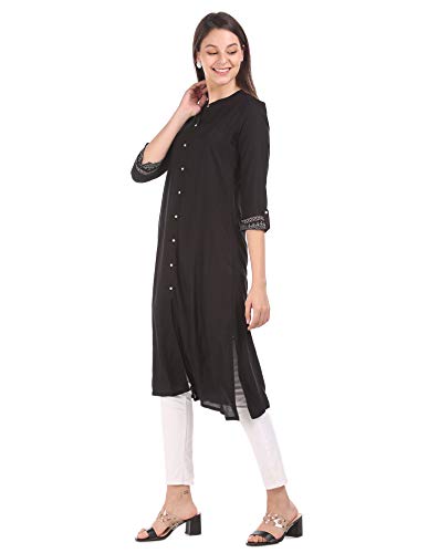 Image of Women's Rayon A-Line Regular Kurta