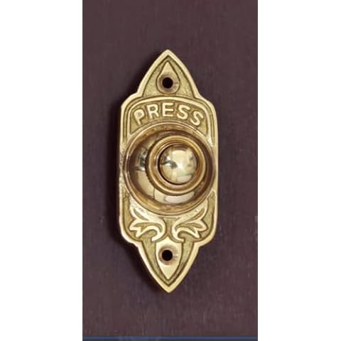 Assorted Collections Brass Steampunk Doorbell Cover