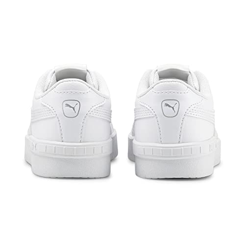 PUMA Kids Girls Jada Lace Up Sneakers Shoes Casual - White3