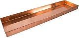 Oakestry 20 Inch Copper Plated Stainless Steel Planter Tray Rectangular Windowsill Herb Succulent Holder Modern Farmhouse Decorative Accent for Home Garden Indoor Outdoor Durable and Stylish Display