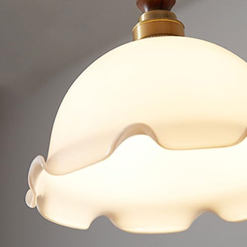 Suspension en verre créative avec source lumineuse encastrée - 7