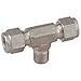 FITTINGS DIVISION 12MBT12N-316 3/4" TUBE OD X 3/4-14 NPT STAINLESS STEEL COMPRESSION TUBE MALE BRANCH TEE COMP X COMP X MNPT ENDS, 1-1/16" HEX, 200?F, -425 TO 1