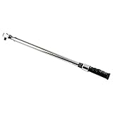 K Tool International - 1/2' Drive 24.5' Long Adjustable Torque Wrench, 30-250 ft/lbs. Capacity, Quick Release, Durable Strength, Easy to Read Measurement, Made in USA; KTI72126A