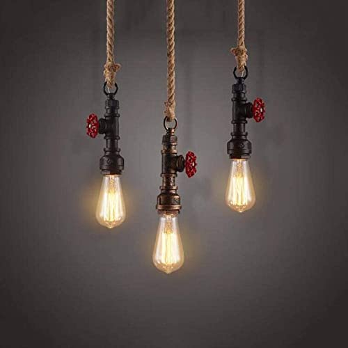 Lustre industriel vintage pour relooker un plafond haut de restaurant