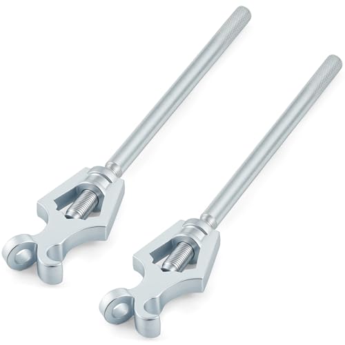 Image of Tandefio 2 Pcs Fire Hydrant Wrench, Pentagon 1-3 /4 inch /square 1-1 /4 inch, Silver | Adjustable Hydrant Key for Utility Crews, Multifunctional Hydrant Wrench for Tightening Fire Nuts Tightening Water Pipes