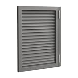 Fabriquées à partir de bois de pin massif avec un grain fin et une construction robuste, ces portes à persiennes résistent aux fissures et disposent d'un revêtement à base d'eau pour un nettoyage facile avec un chiffon humide.