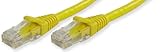 Lynn Electronics OLG20CYEY-060 Optilink CAT6 Made in the USA Snagless Ethernet Cable, 60-Feet, Yellow