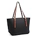 XB Laptop Tote Bag Fits Up to 13.3'' Lightweight Work Tote Bag Women's Top Handle Satchel Handbags Purse Tote Shoulder Bag (Black)